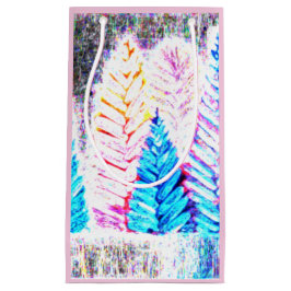 Wasserfarbene Pine-Geschenktasche Kleine Geschenktüte