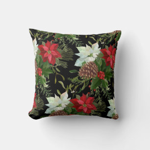 Wasserfarbene Pinienbäume Holiday Winter Dekoratio Kissen