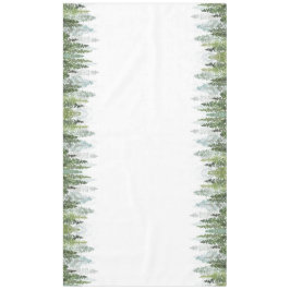 Wasserfarbene Pinienbäume Tischdecke