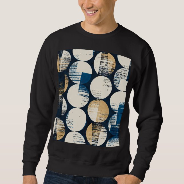 Wasserfarbene Punkte, getauchte Wirkung. Sweatshirt (Vorderseite)