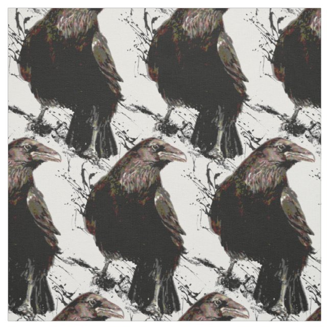Wasserfarbene Reben Vogelart Art Stoff (Muster)