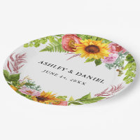 Wasserfarbene Sonnenblume Boho Blumenzwiebeln