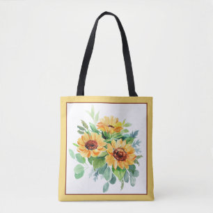 Wasserfarbene Sonnenblumen