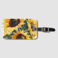 Wasserfarbene Sonnenblumen