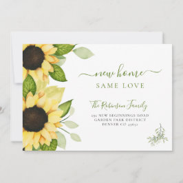 Wasserfarbene Sonnenblumen, modern und bewegend Ankündigung