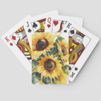 Wasserfarbene Sonnenblumen