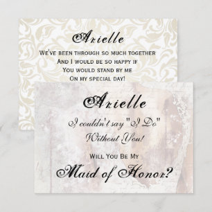 Wasserfarbene Spitzenkleid-Einladung Regency-Ehren Einladung