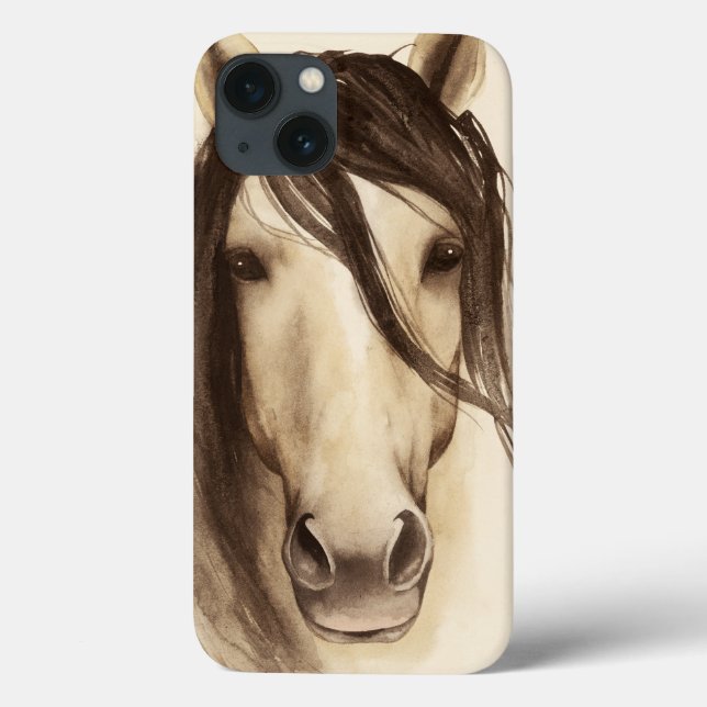 Wasserfarbene Stalltiere | Pferd Case-Mate iPhone Hülle (Rückseite)