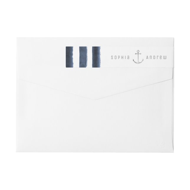 Wasserfarbene Streifen (Rückseite)