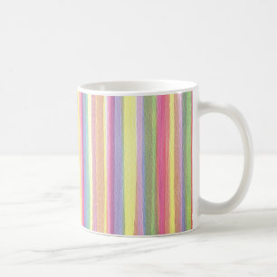 Wasserfarbene Streifen Tasse