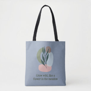 Wasserfarbene Tote Bag - Kunst, Dichtung und Musik