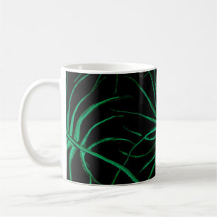 Wasserfarbene tropische nahtlose Muster. Moderne S Kaffeetasse