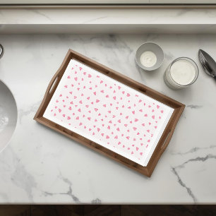 Wasserfarbene Valentinsherzen Papier-Gasttücher Serviette