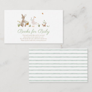 Wasserfarbene Vintage Kinderzimmer Rymne Ente Begleitkarte