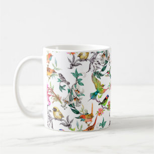 Wasserfarbene, von Hand gezeichnete, nahtlose Must Kaffeetasse