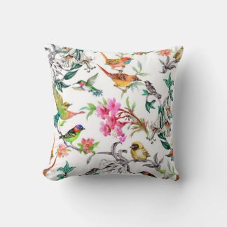 Wasserfarbene, von Hand gezeichnete, nahtlose Must Kissen