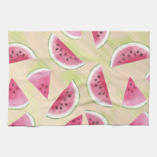 Wasserfarbene Wassermelone Pinacoteca comunale Cas Geschirrtuch