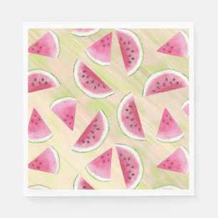 Wasserfarbene Wassermelone Pinacoteca comunale Cas Serviette