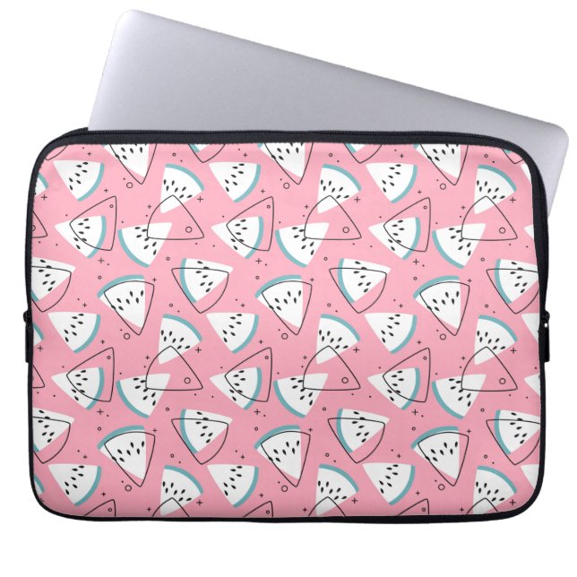Wasserfarbene Wassermelonen Laptopschutzhülle (Vorderseite)