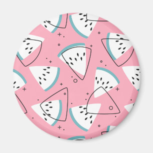 Wasserfarbene Wassermelonen Magnet