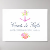 Wasserfarbene Wassersportkarten und -geschenke für