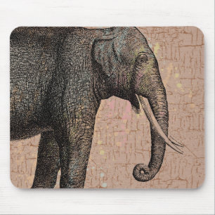 WasserfarbenElefant Mousepad