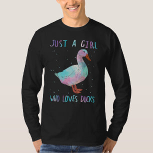 Wasserfarbenente Niedliche Wasservögel Nur ein Mäd T-Shirt