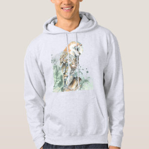Wasserfarbener Barn Bwl Vogel Natur Hoodie