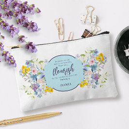 Wasserfarbener Frühlingsbläserbibel Personalisiert Zubehörtasche