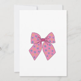 Wasserfarbener, handgestrichener Niedlicher rosa B Einladung