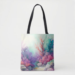 WASSERFARBENER OZEANBODEN MIT CORAL REEF-PFLANZE