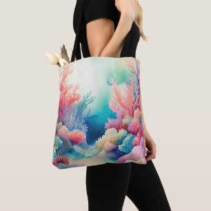 WASSERFARBENER OZEANBODEN MIT CORAL REEF-PFLANZE