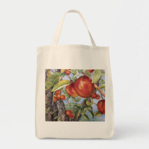 Wasserfarbener Pfirsichbaum Orchard T - Shirt Tragetasche
