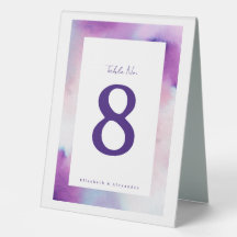 Wasserfarbener Rahmen - Einladung