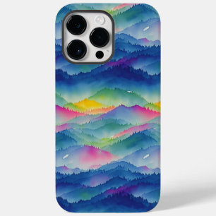 Wasserfarbener Wald XXIX - Handyhülle iPhone 14 Pro Max Hülle