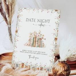 Wasserfarbenes Blumenbuch Themendatentermine Sockelschild