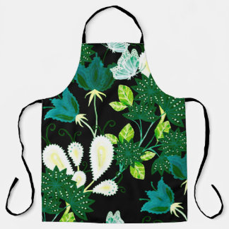 Wasserfarbenes nahtloses Muster mit fantasievollen Schürze