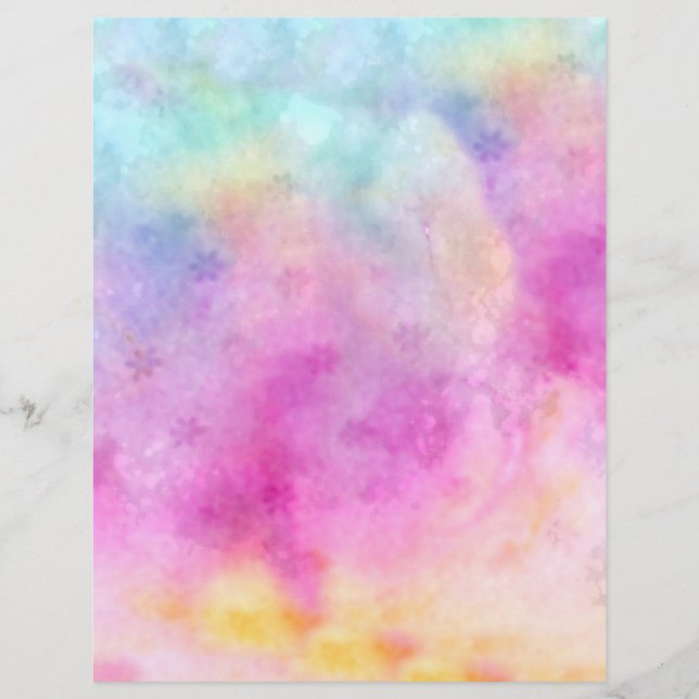 Wasserfarbenes Reißpapier (Vorderseite)