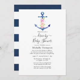 Wasserfarbenes Wassermotorrad mit Bridal- oder Bab Einladung