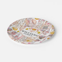 Wasserfarbenfall Handgemalte Elemente Personalisie