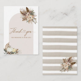 Wasserfarbenfall in Liebe Brautparty Blume Pump Mitteilungskarte