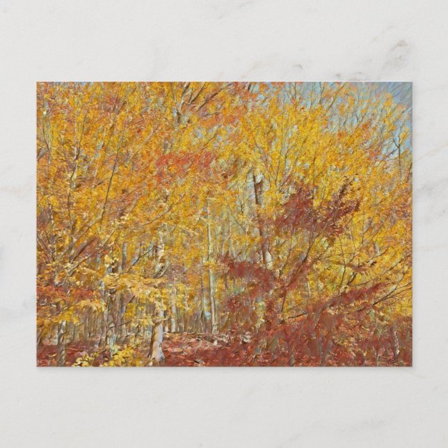 Wasserfarbenfall Postkarte (Vorderseite)
