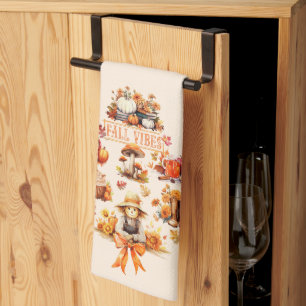 Wasserfarbenfall-Vibes Geschirrtuch