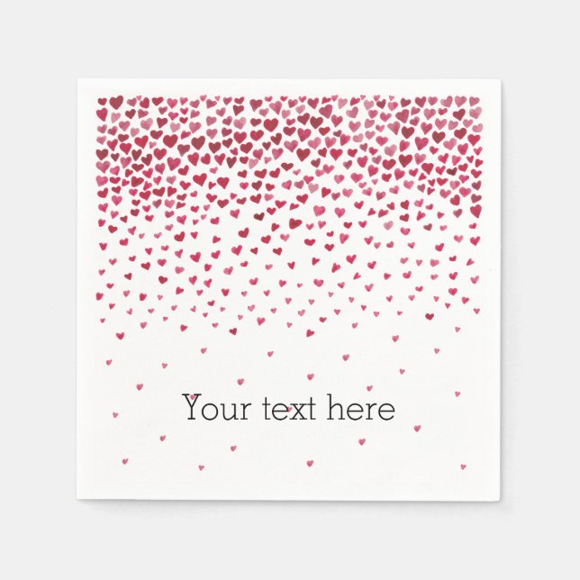 Wasserfarbenfallen Serviette (Vorderseite)