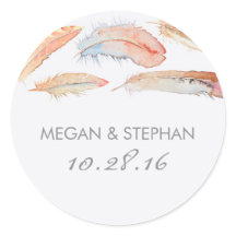 Wasserfarbenfeathers Wedding