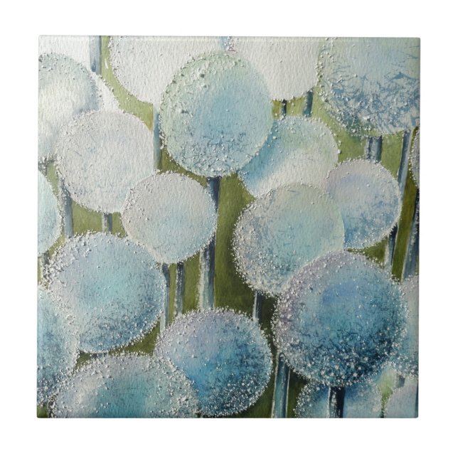 Wasserfarbenfeld Fliese (Vorderseite)