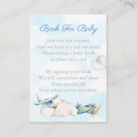 Wasserfarbenflugzeug mit Babydusche