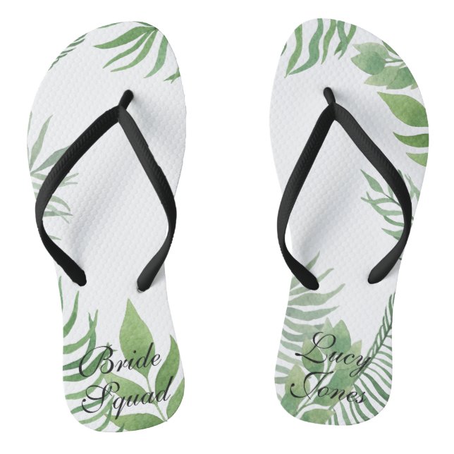 Wasserfarbenfolie Flip Flops (Fußbett)