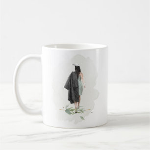 Wasserfarbenfolien Grad Mädchen Inspiration Zitat Kaffeetasse