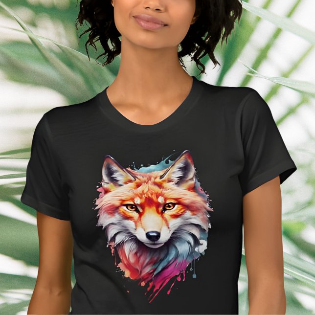 Wasserfarbenfox T-Shirt (Von Creator hochgeladen)